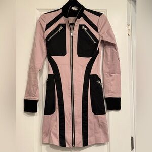 BEBE Vintage Pink & Black Jacket